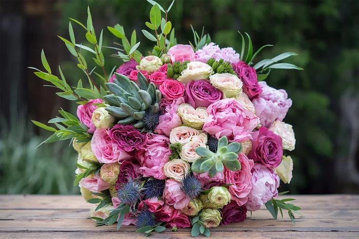 Букет Восхитительные пионы