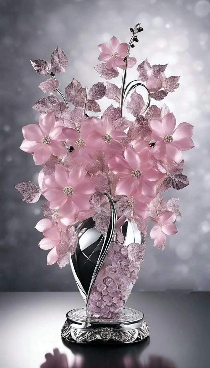 Композиция Розовый лед